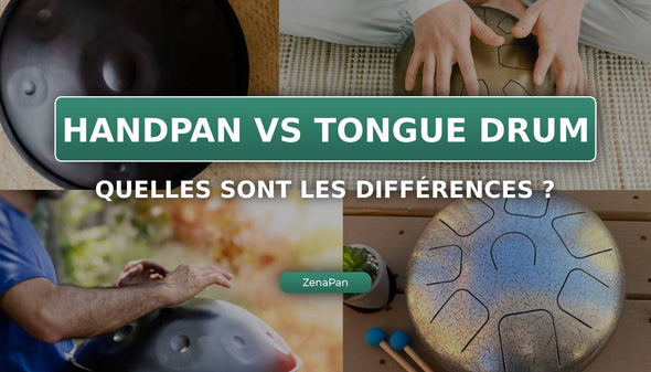 ¿Cuál es la diferencia entre un Handpan y un Tongue Drum?