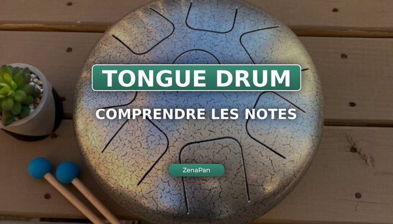 What are the notes on a tongue drum?